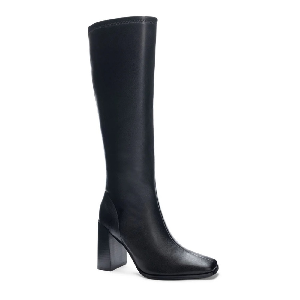 CHINESE LAUNDRY Mary Dress Boot Heeled Block Heel Boots Size 9.5